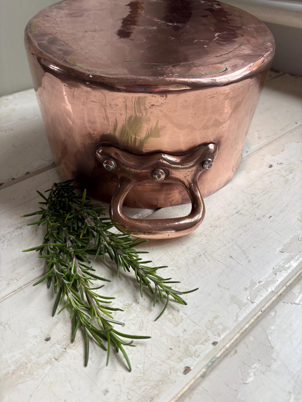 Copper Pan and Lid Set, Kitchenalia.
