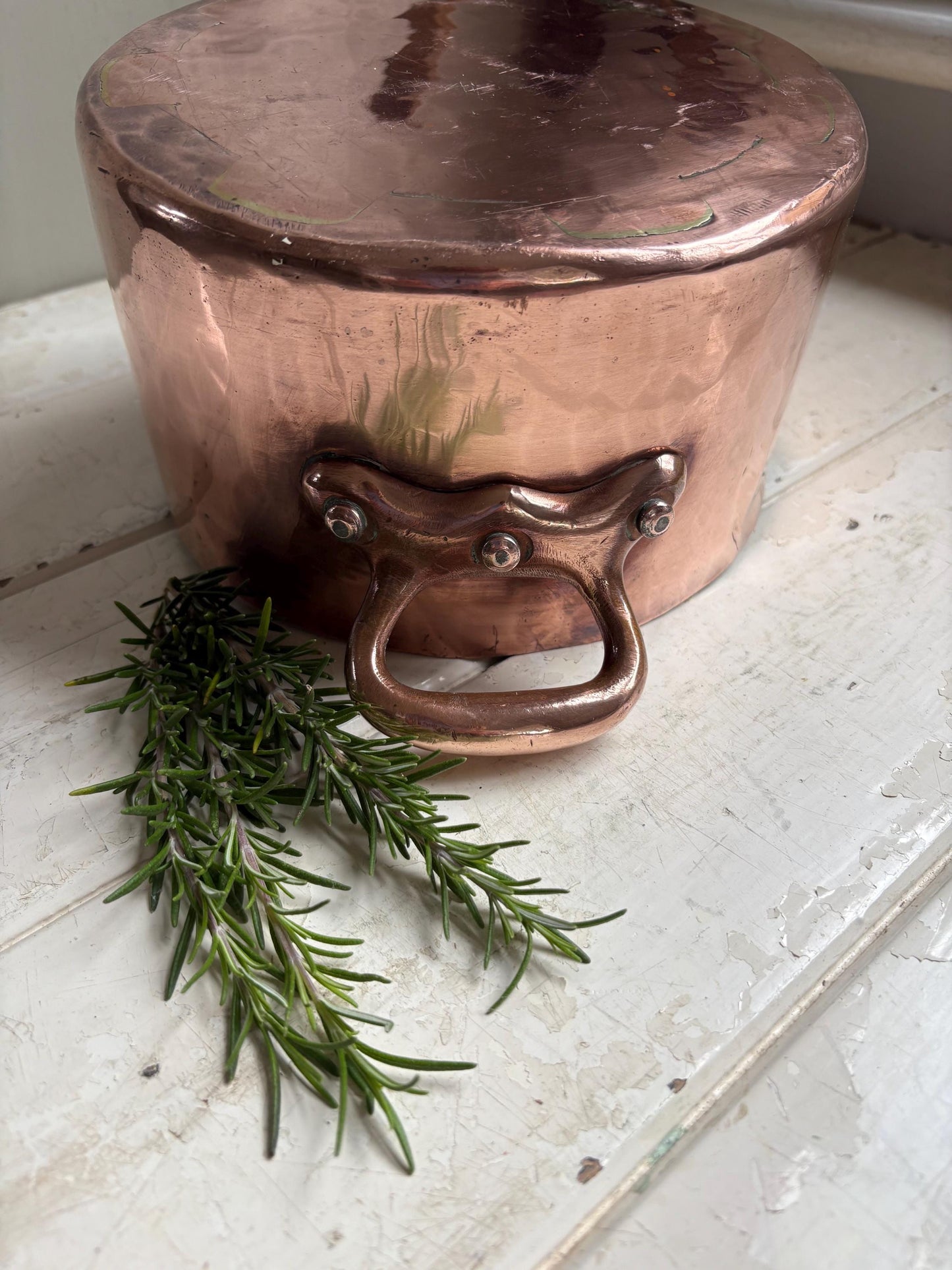 Copper Pan and Lid Set, Kitchenalia.