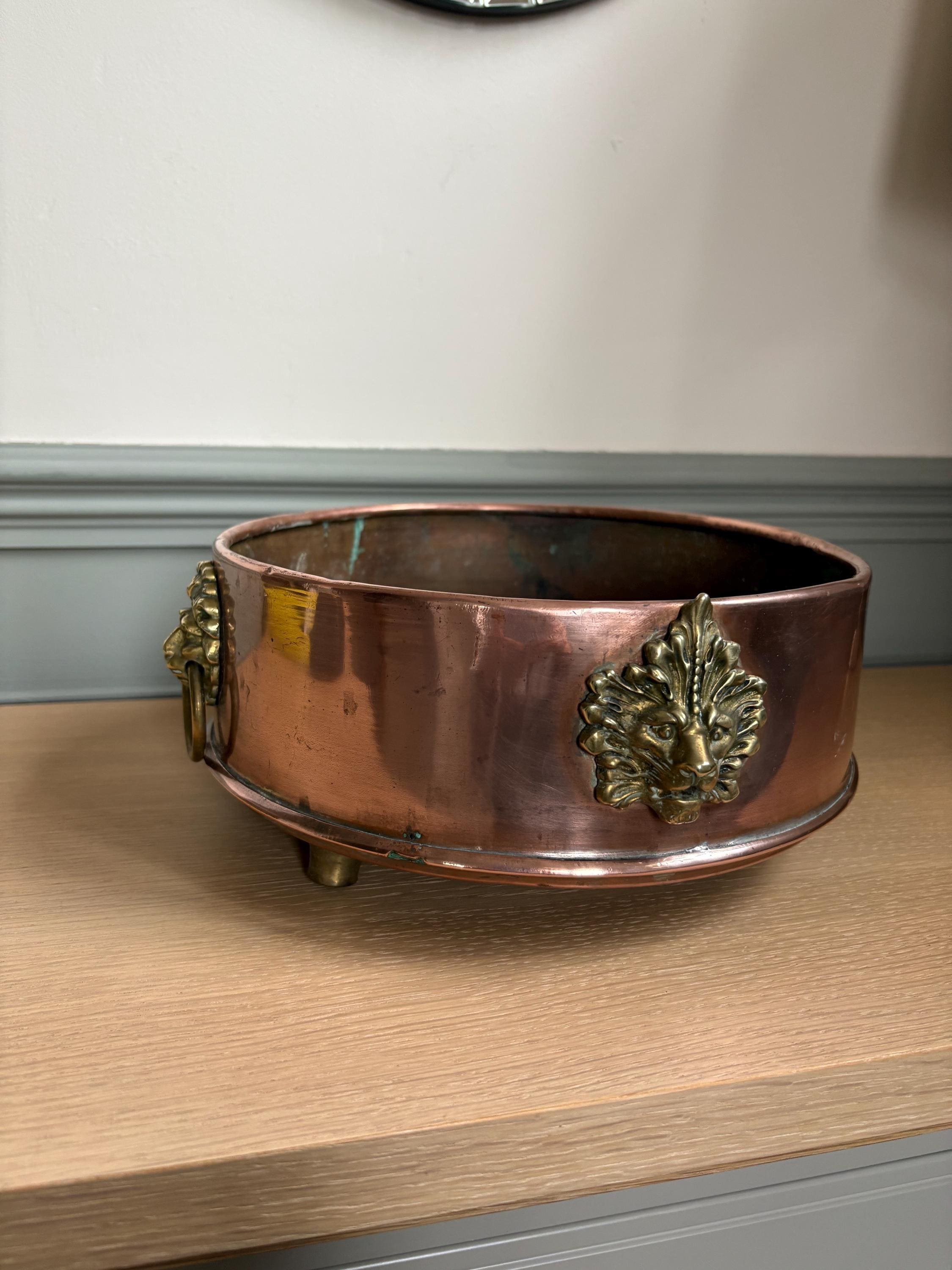Copper Planter, Copper Cachepot