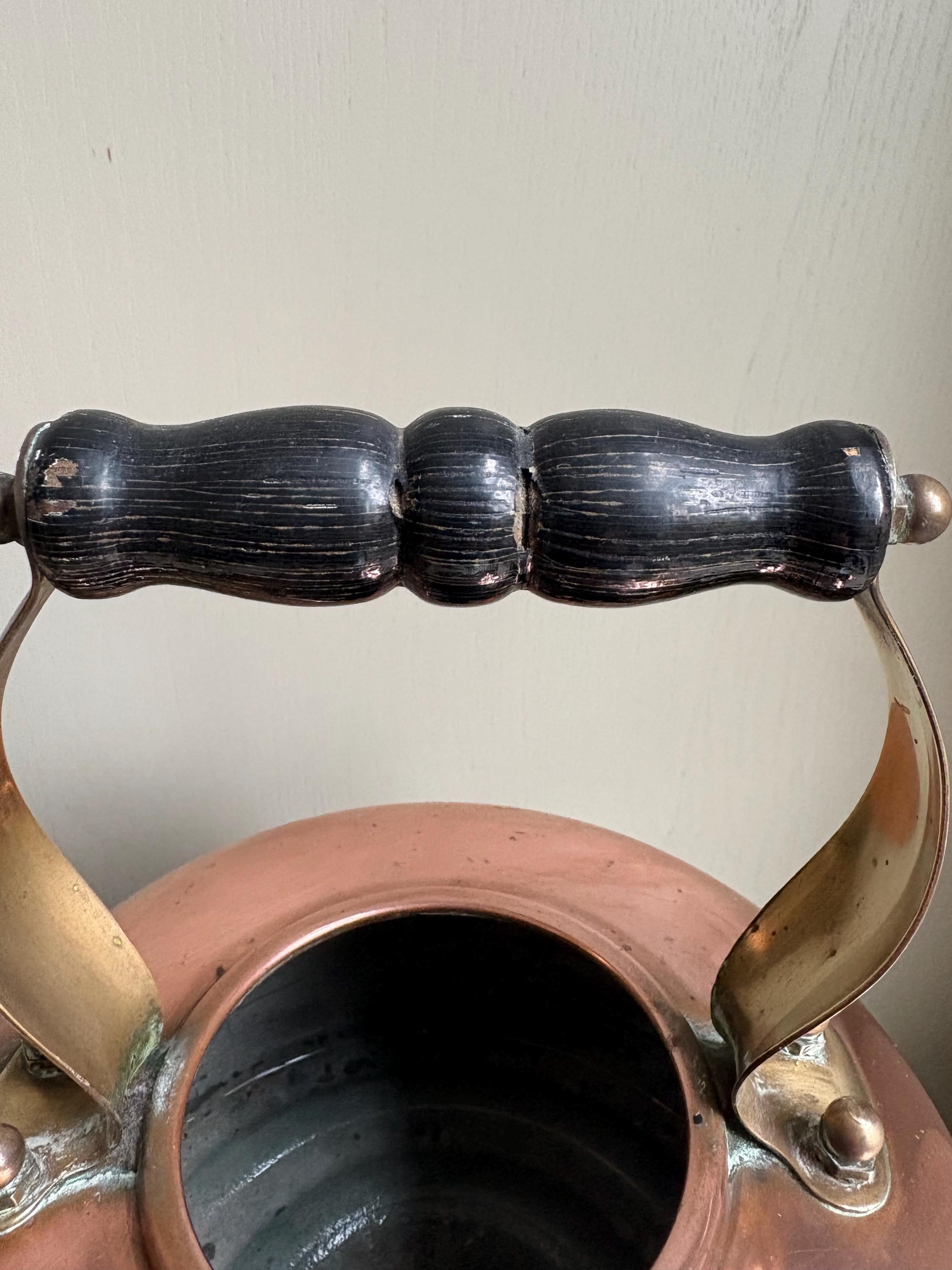 Copper Whistling Kettle, Simplex Kettle, Kitchenalia