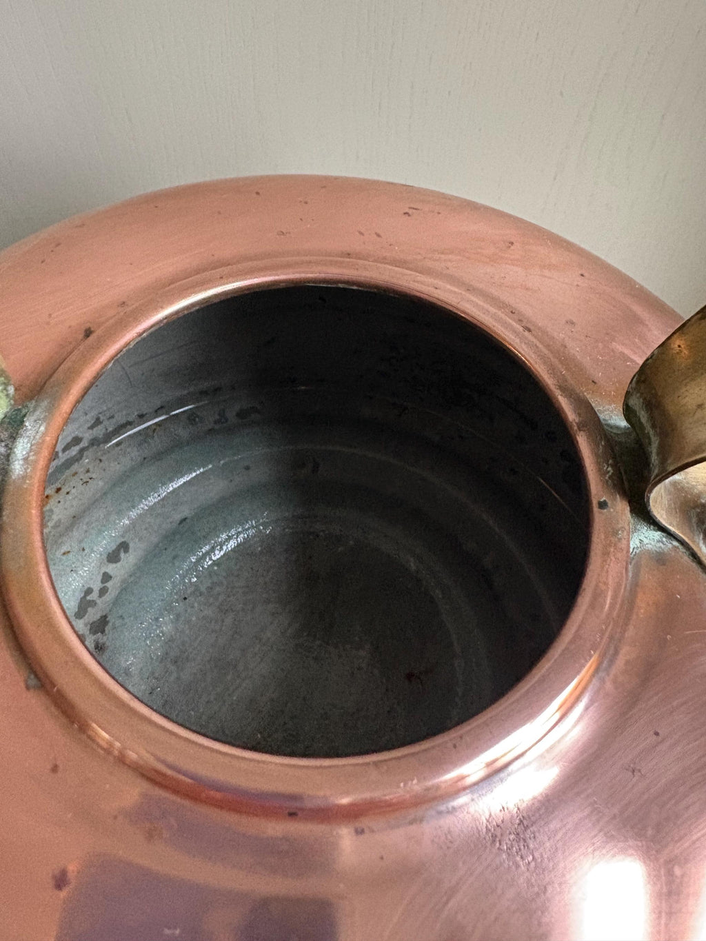 Copper Whistling Kettle, Simplex Kettle, Kitchenalia