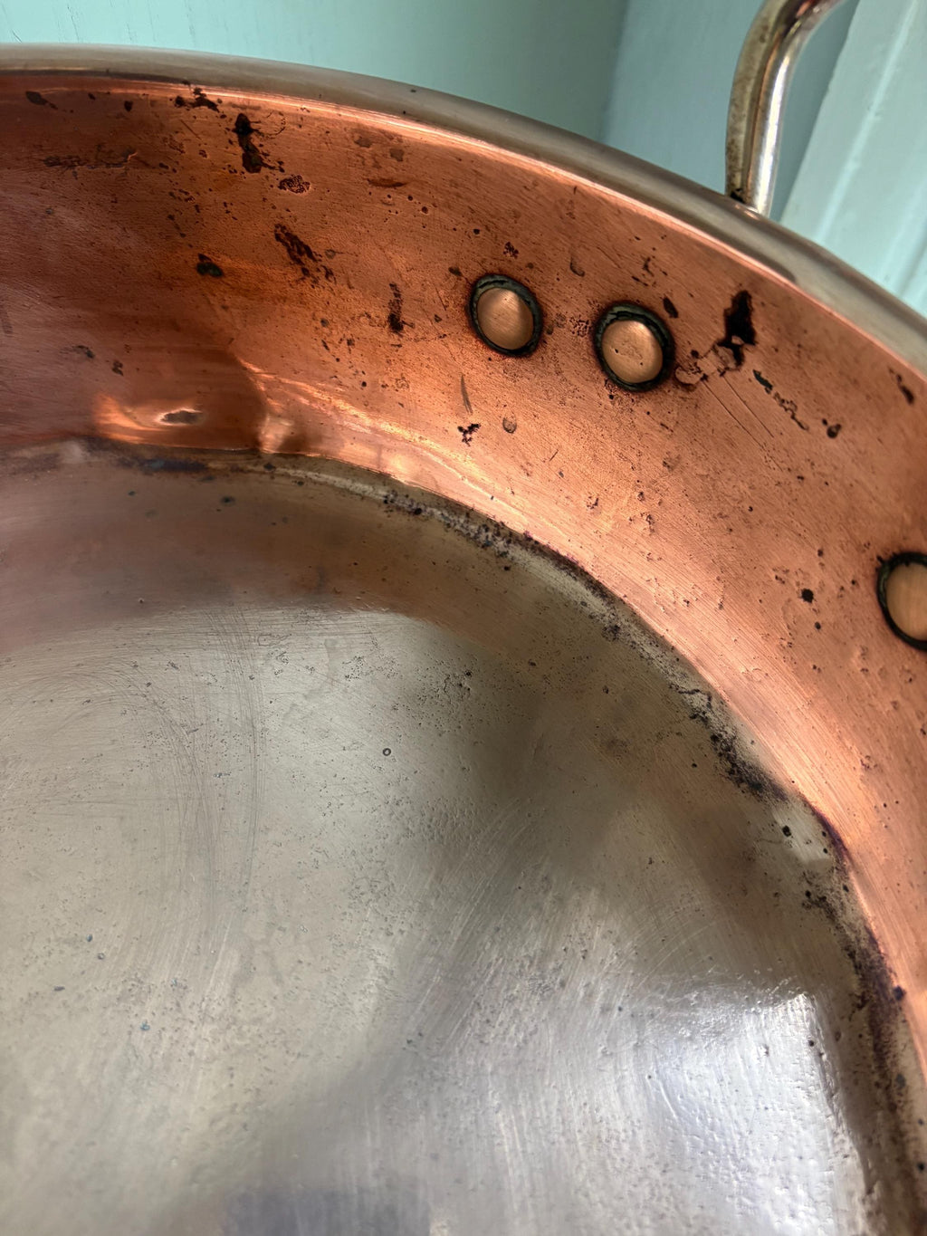 Copper Pan, Copper Preserving Pan, Vintage Kitchenalia