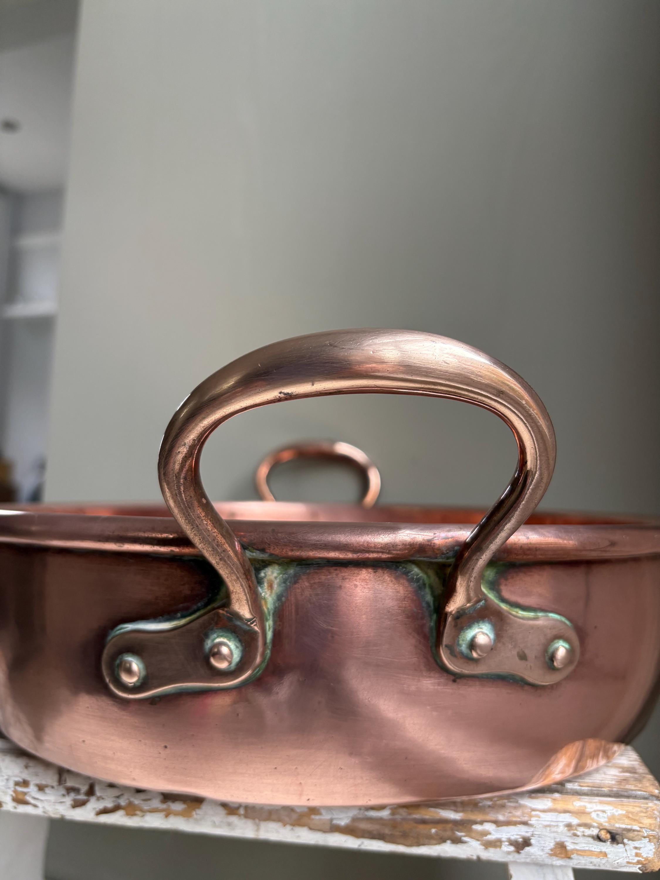 Copper Pan, Copper Preserving Pan, Vintage Kitchenalia
