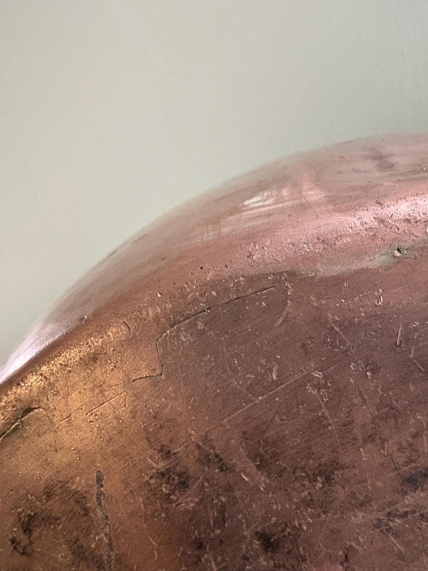 Copper Cauldron, Log Bucket, Vintage Copper Pot