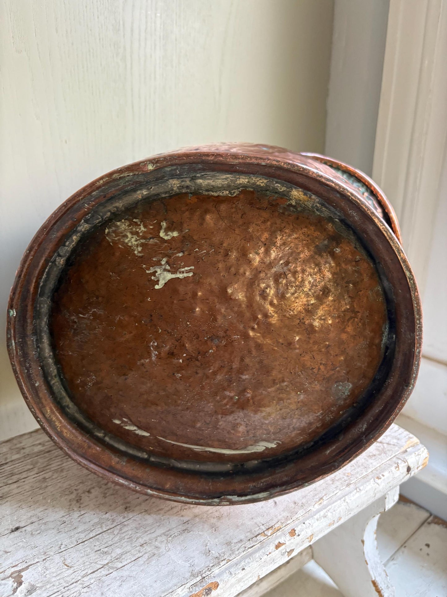 Small Copper Coal Bucket