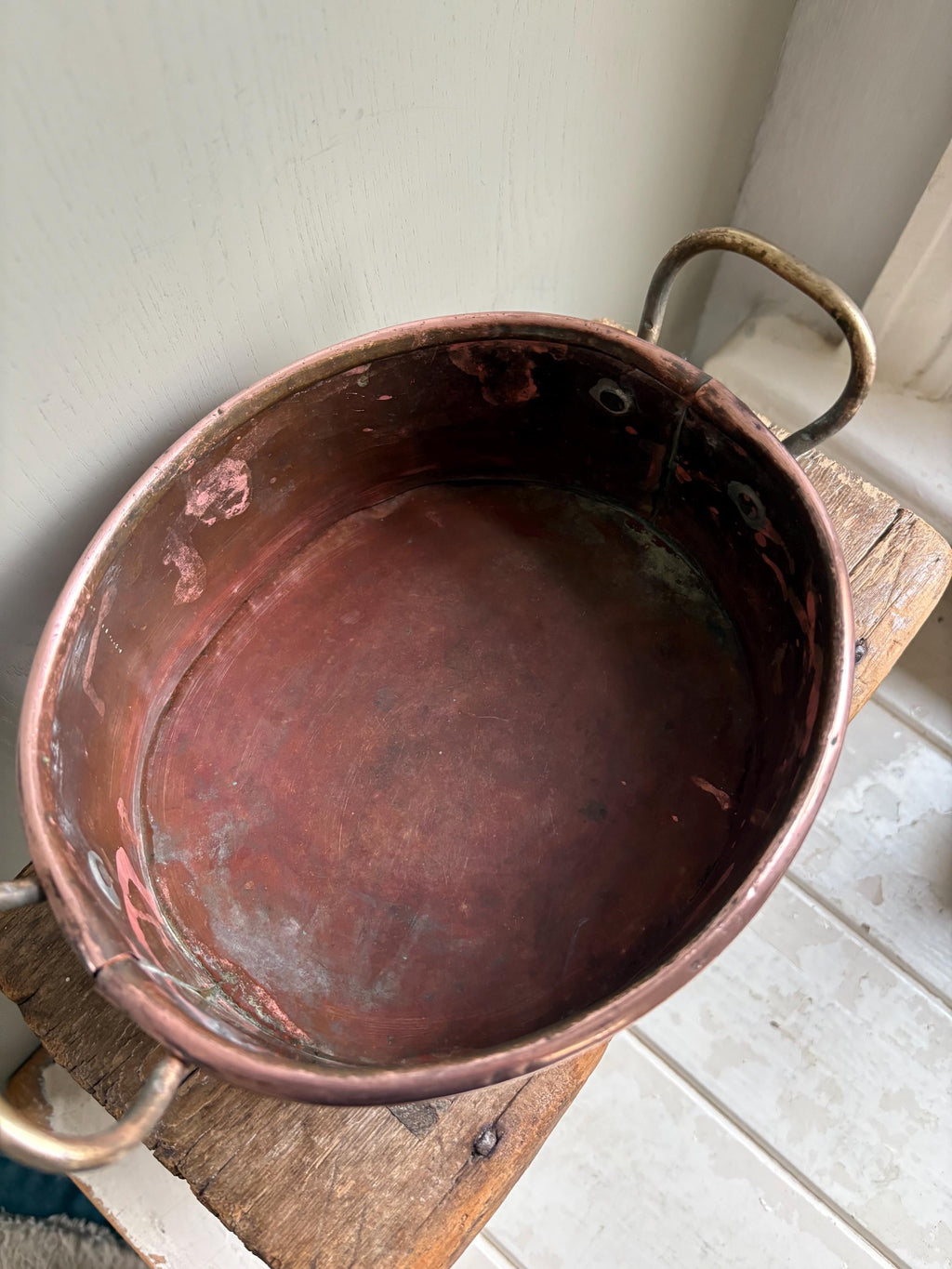 Small Oval Copper Planter, Copper Pan