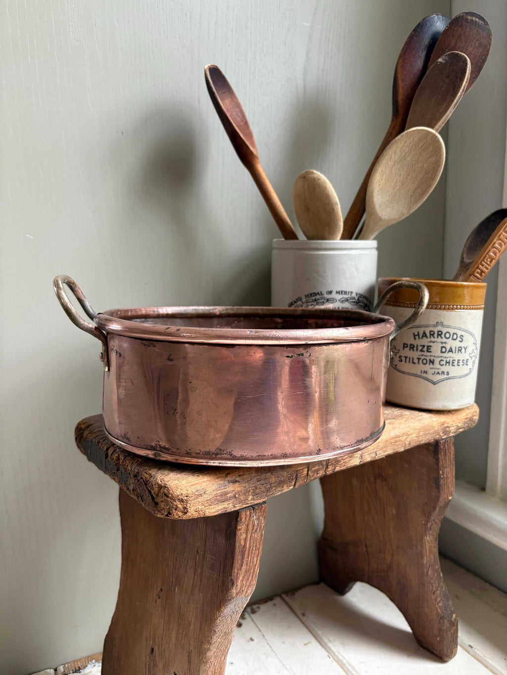Small Oval Copper Planter, Copper Pan