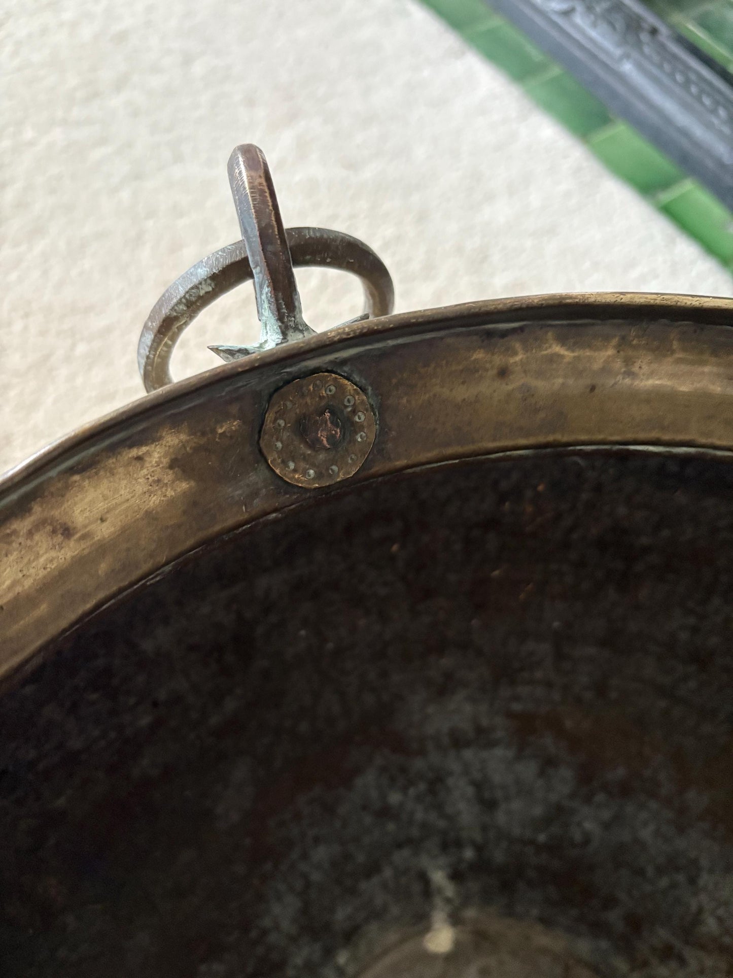 Enormous Brass Log Bin/Bucket, Large Brass Jardiniere