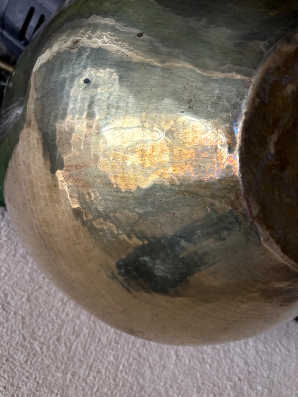 Enormous Brass Log Bin/Bucket, Large Brass Jardiniere