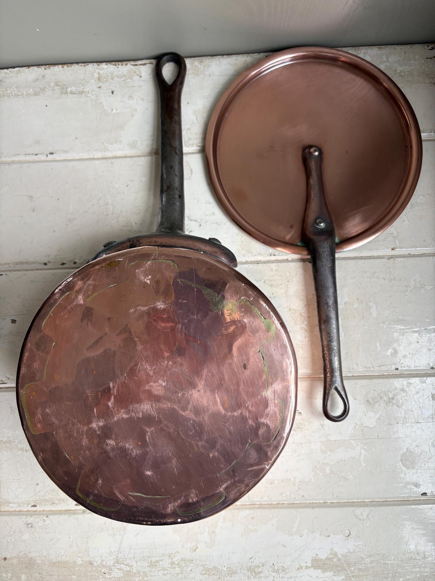 Copper Pan and Lid Set, Kitchenalia.