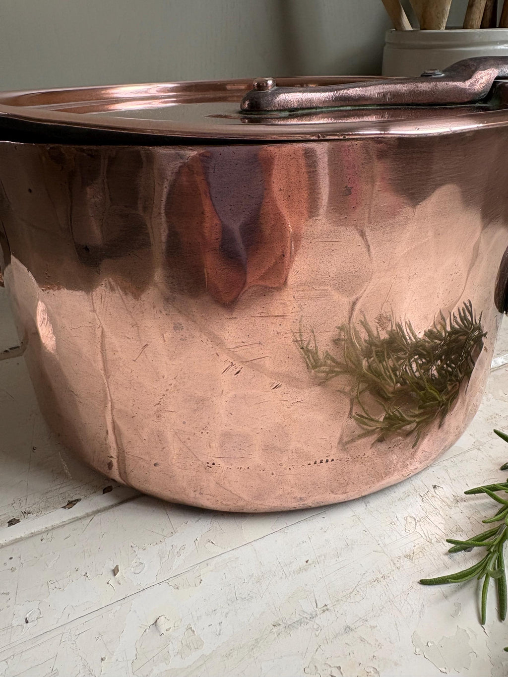 Copper Pan and Lid Set, Kitchenalia.