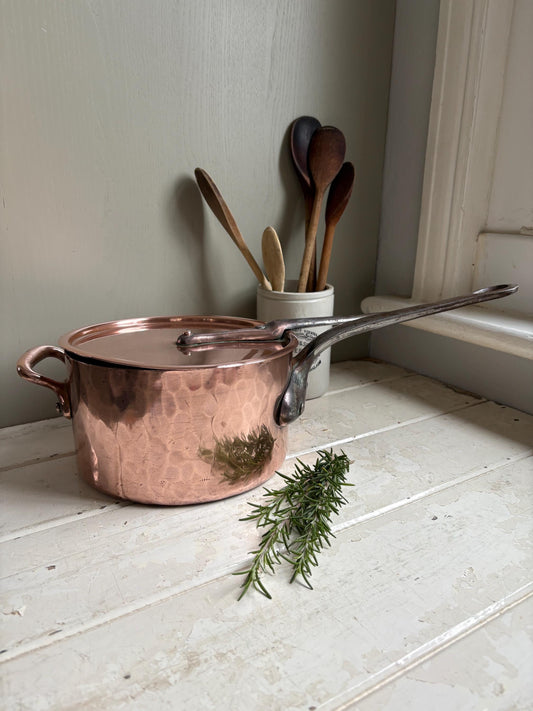 Copper Pan and Lid Set, Kitchenalia.