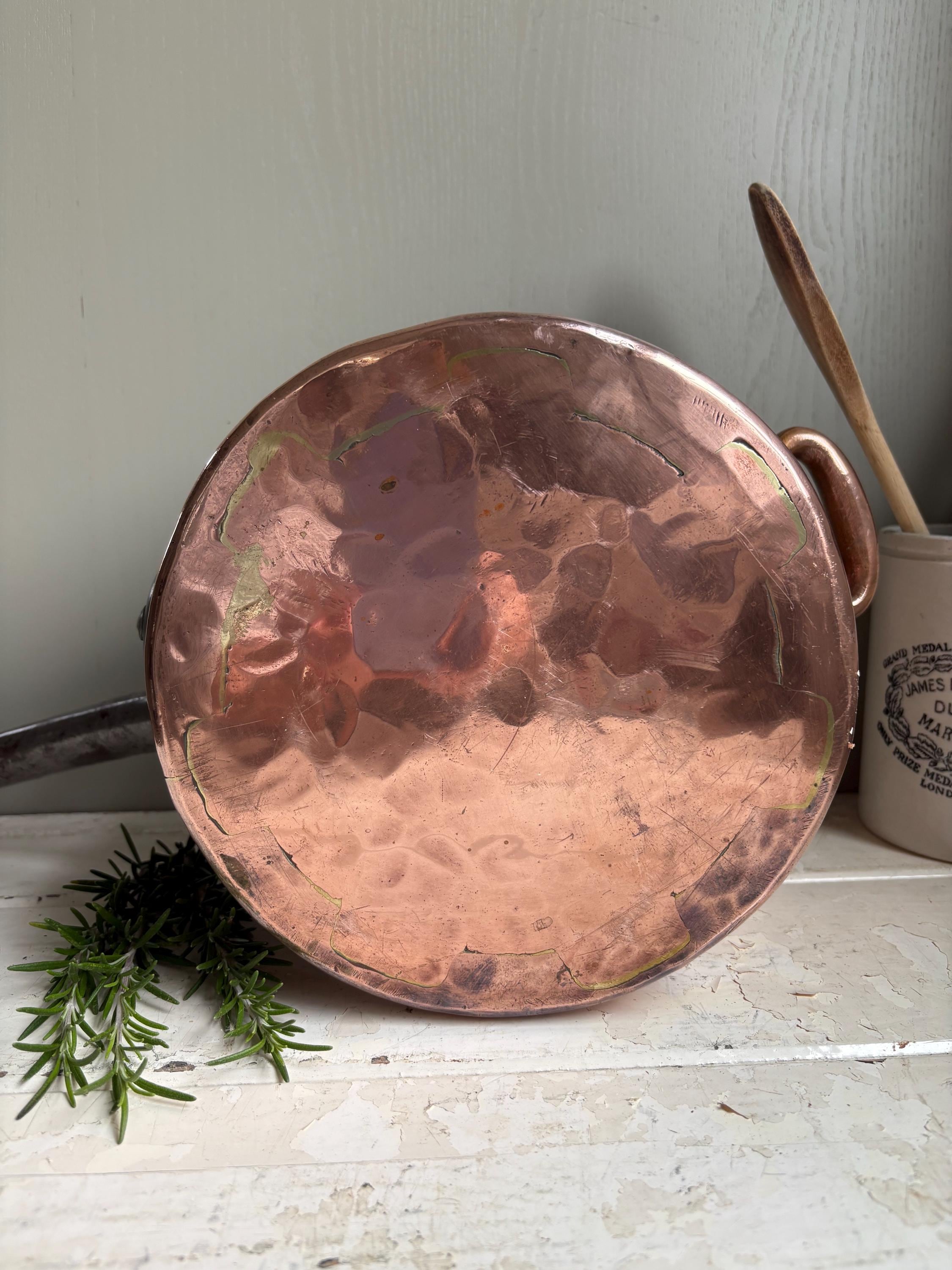 Copper Pan and Lid Set, Kitchenalia.