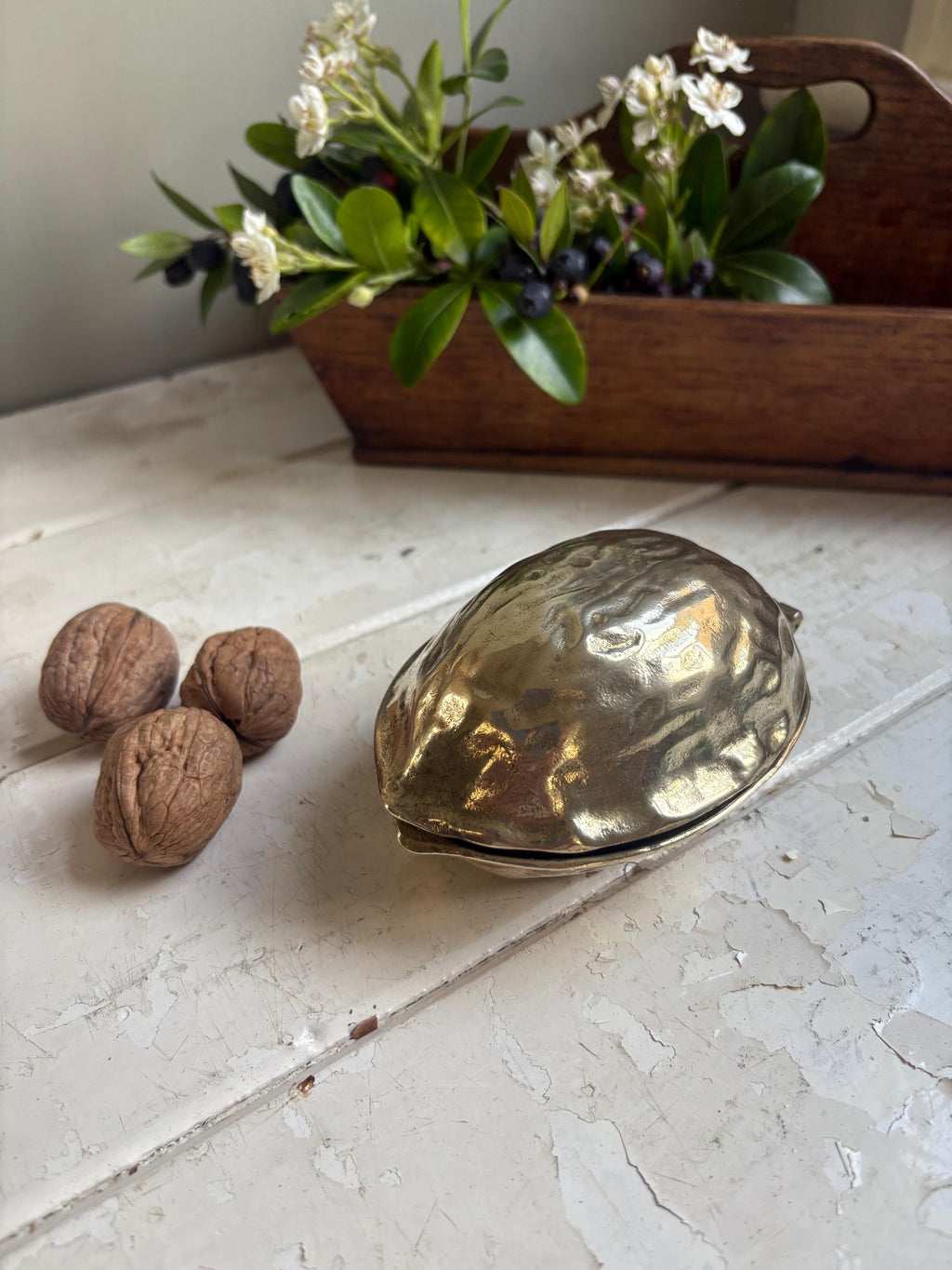 Old Brass Nut Cracker