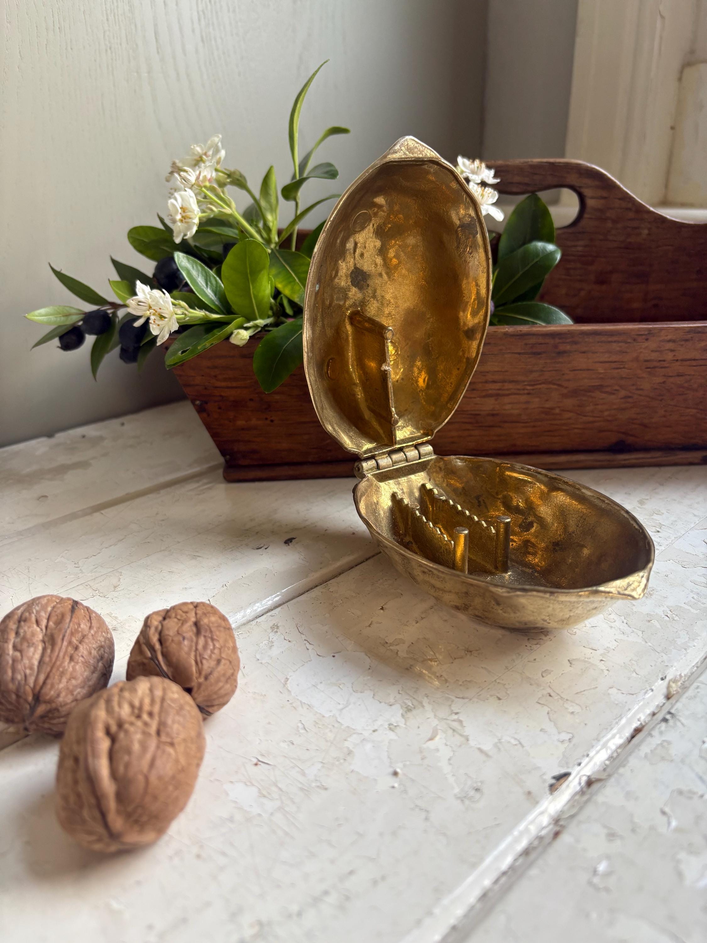 Old Brass Nut Cracker