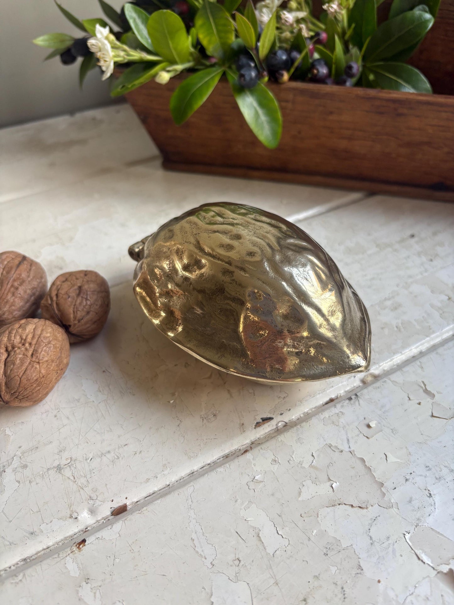 Old Brass Nut Cracker