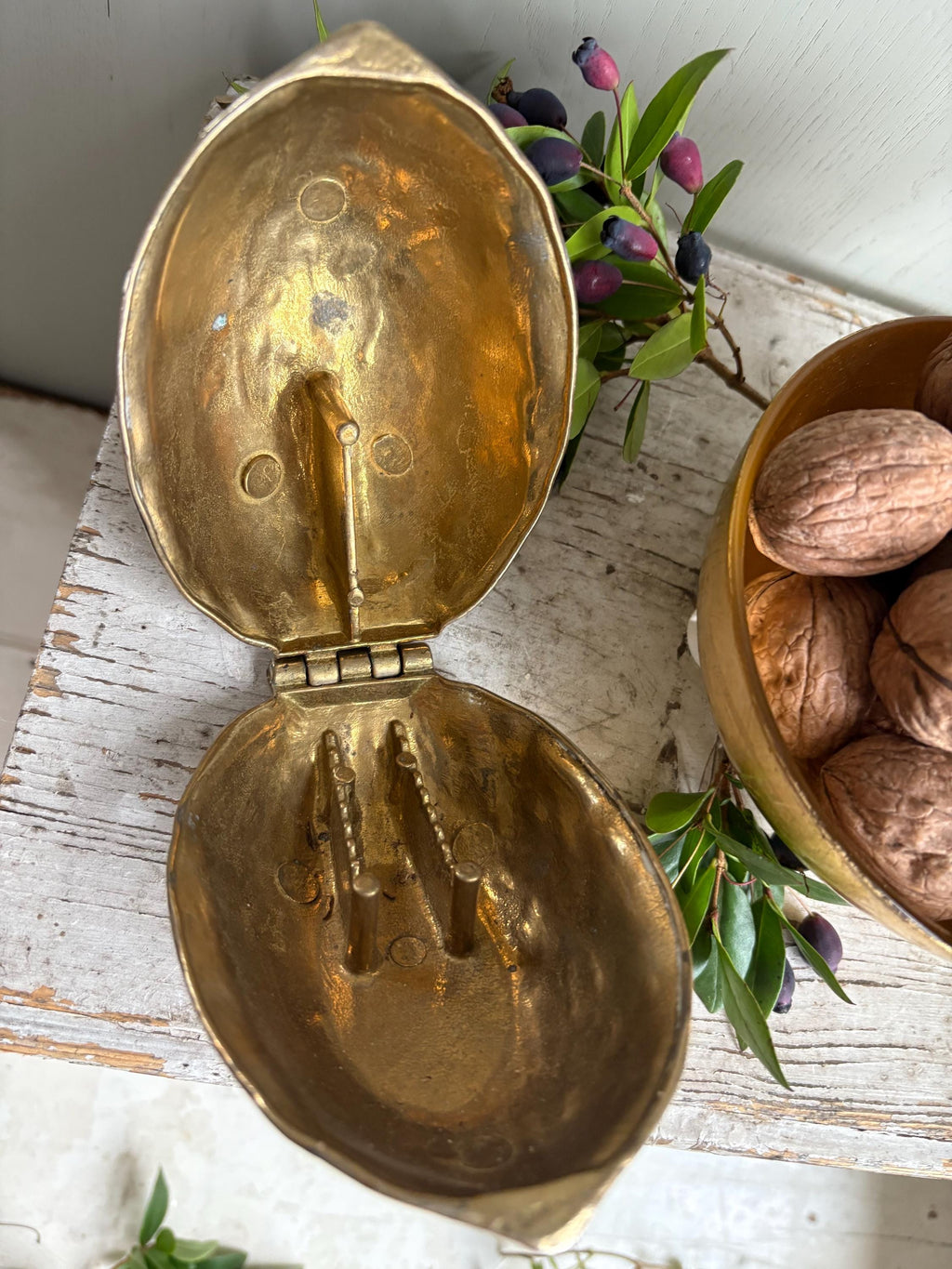 Old Brass Nut Cracker