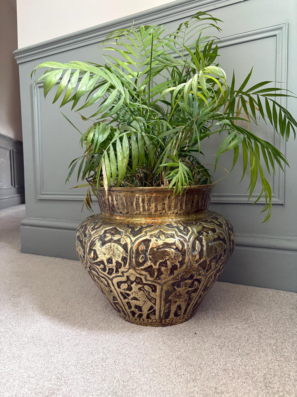 Very Large Indian Jardiniere.