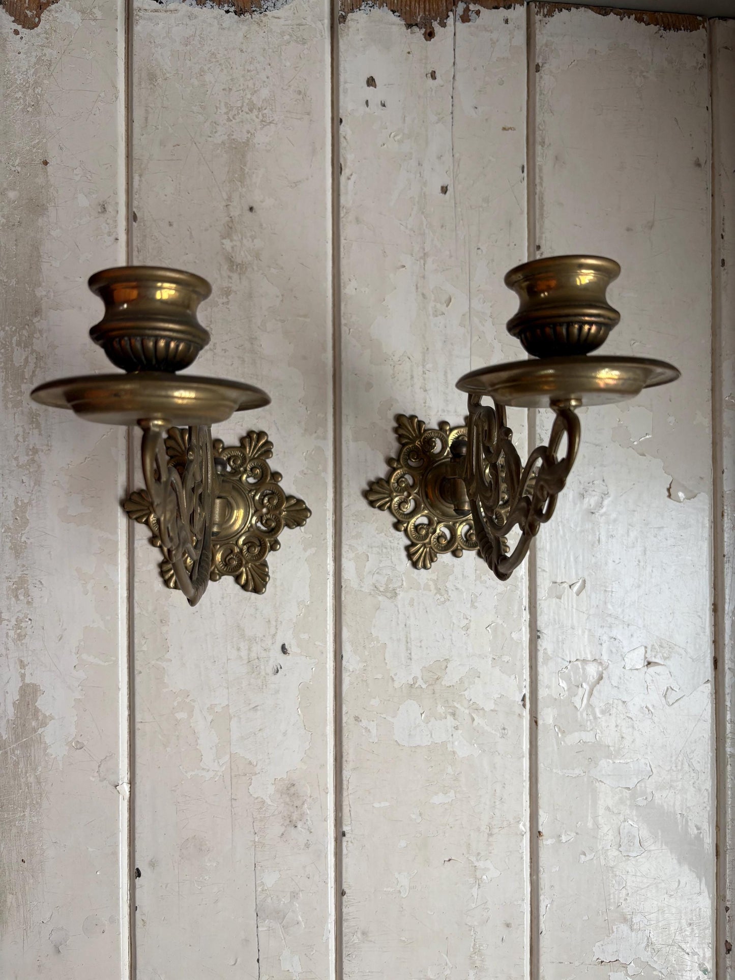 Brass Piano Scounces, Candlesticks, Home Decor