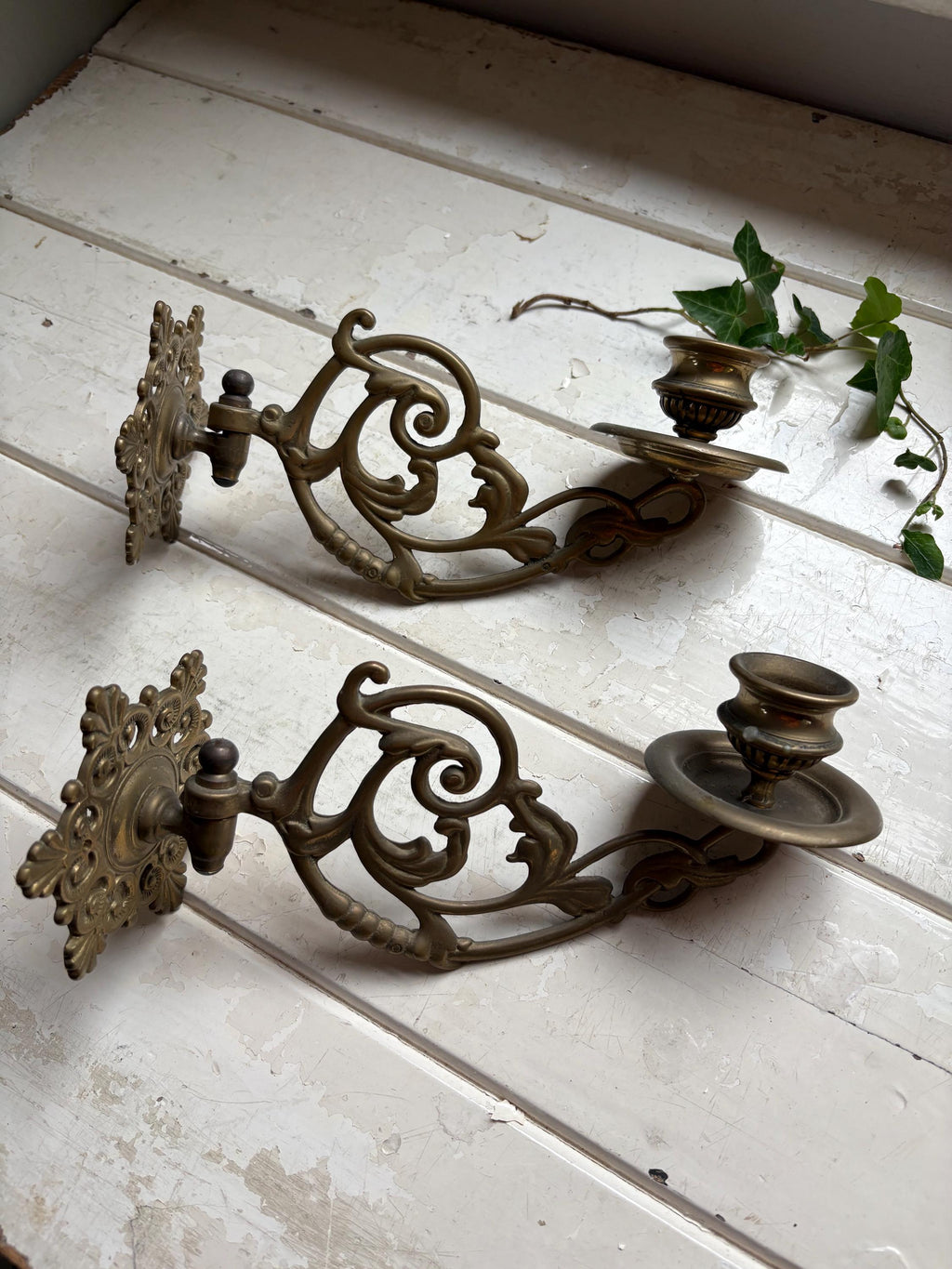 Brass Piano Scounces, Candlesticks, Home Decor