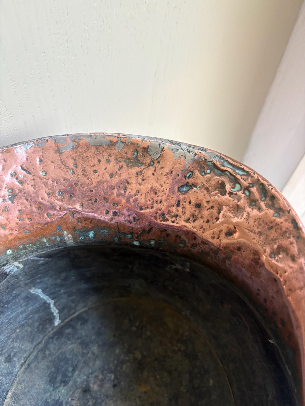 Small Copper Coal Bucket