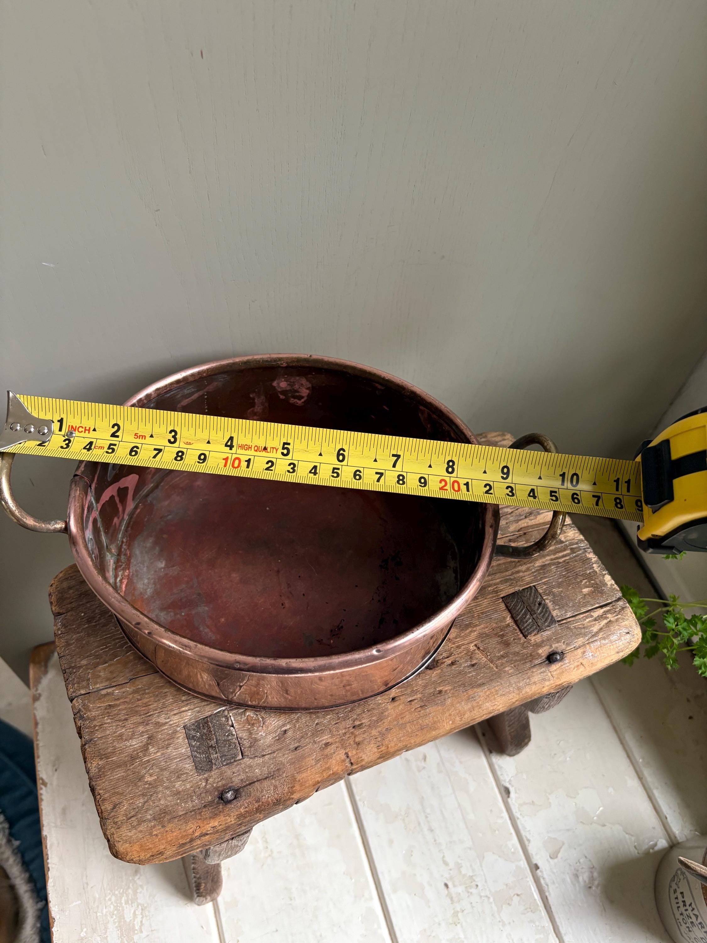 Small Oval Copper Planter, Copper Pan