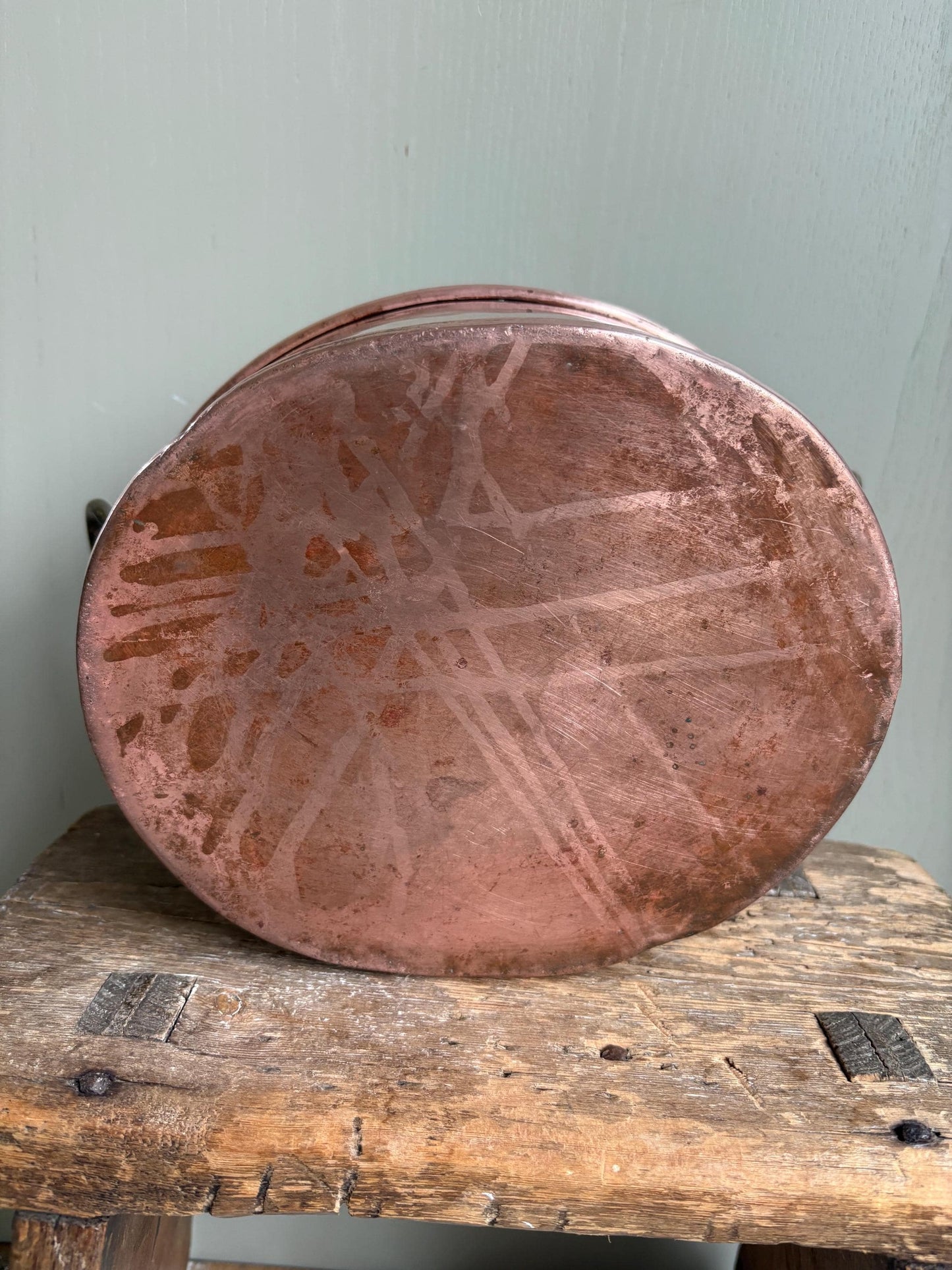 Small Oval Copper Planter, Copper Pan