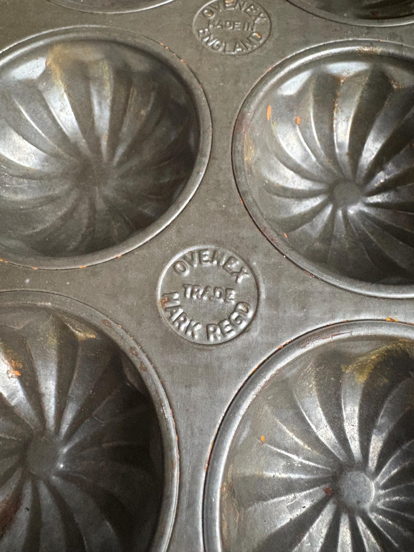 Set of TwoVintage Muffin Tray, Cupcake Tin, Mince pie Tins.