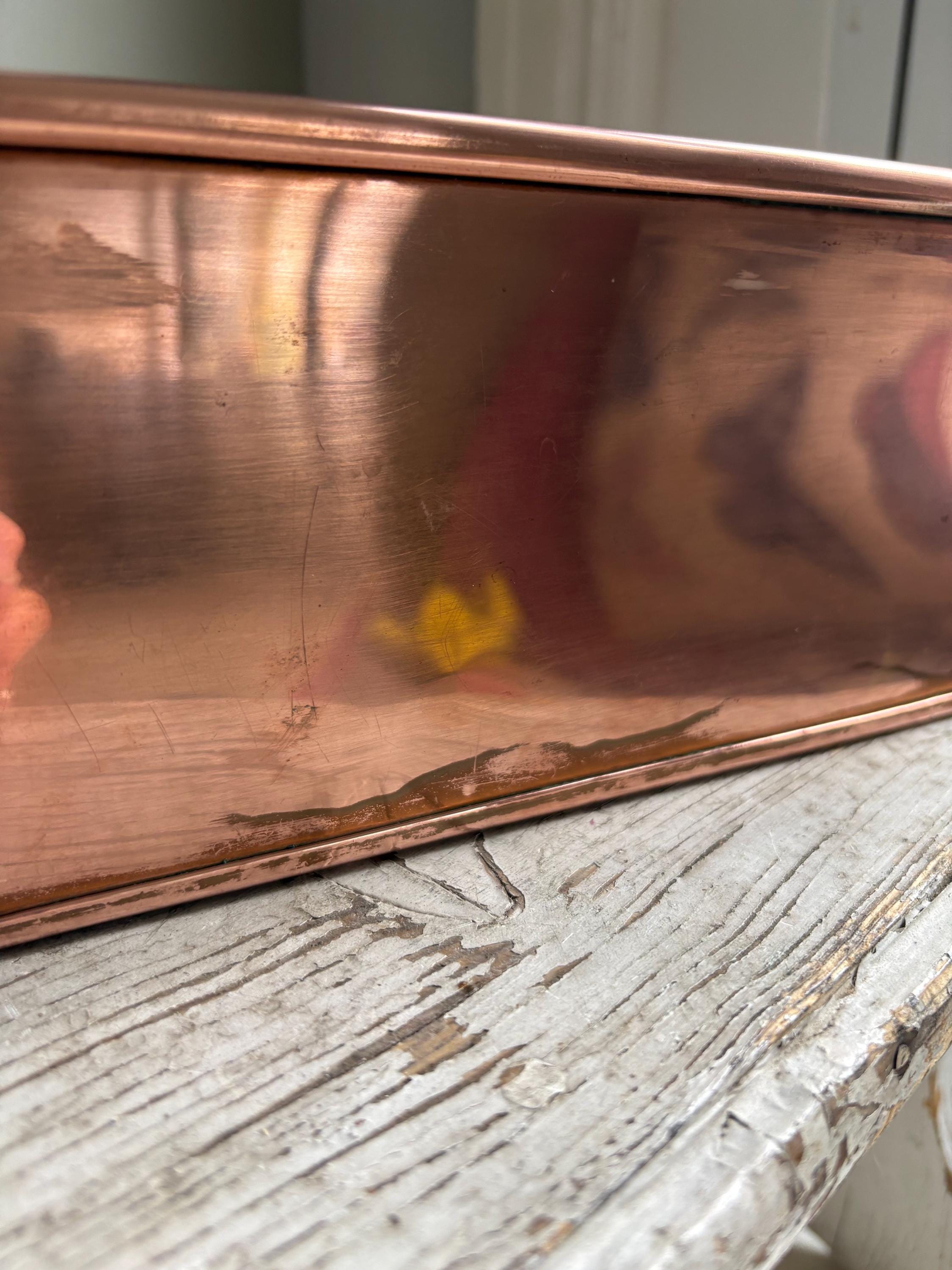 Copper Trough, Copper Planter, Windowsill Planter.