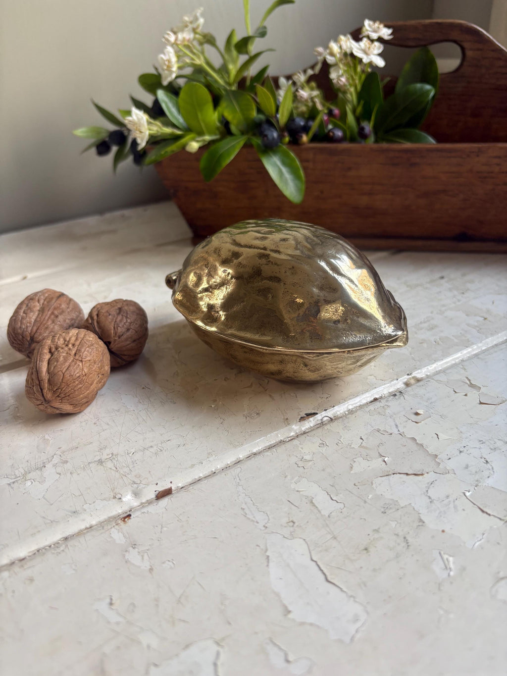 Old Brass Nut Cracker