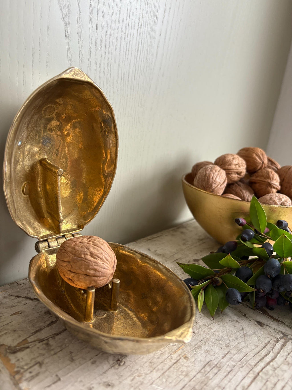 Old Brass Nut Cracker