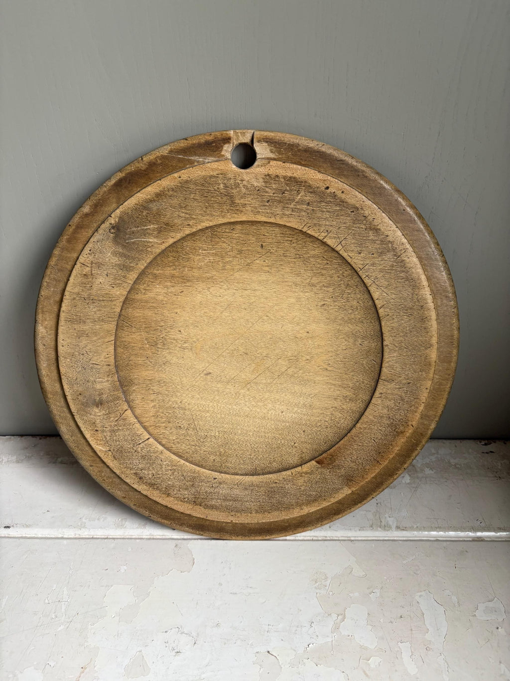 Vintage Carved Bread Board.