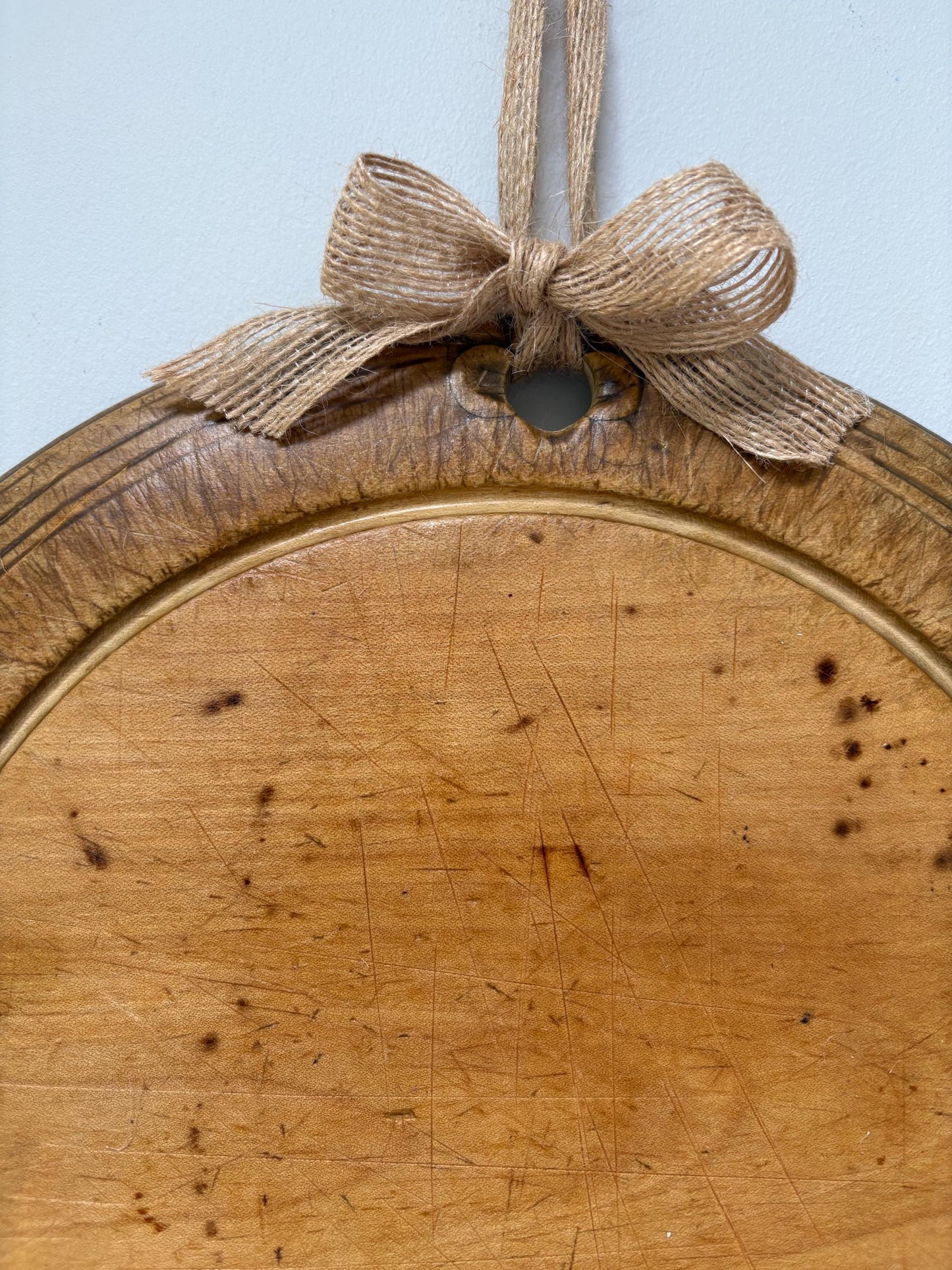 Vintage Carved Bread Board.