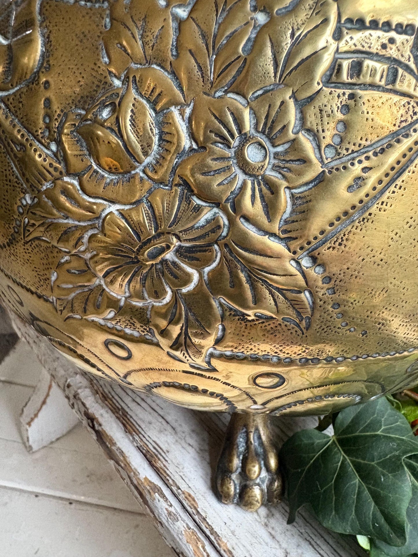 Victorian Brass Jardiniere