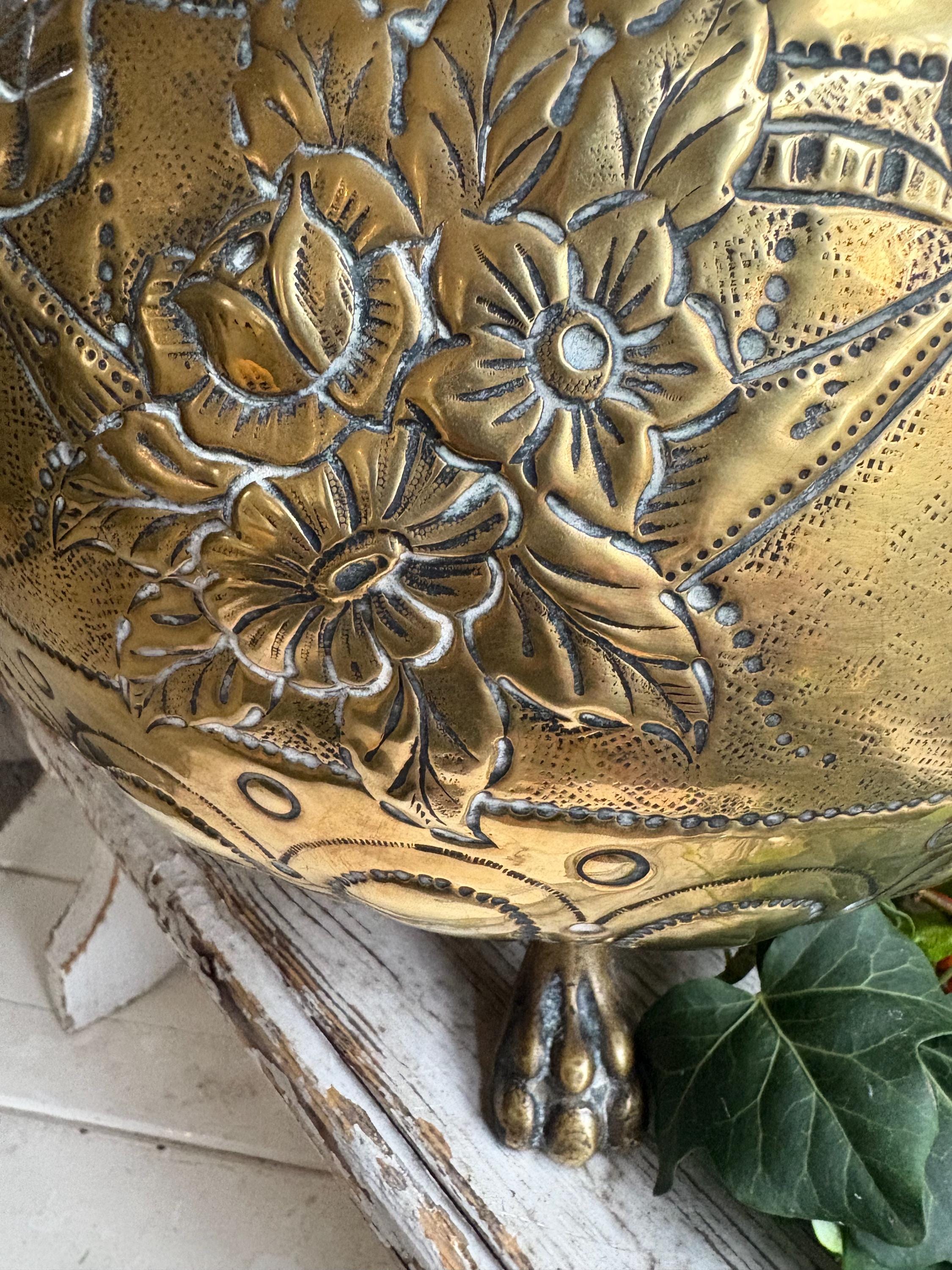 Victorian Brass Jardiniere