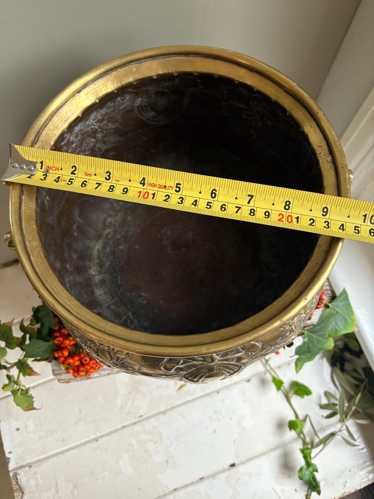 Victorian Brass Jardiniere