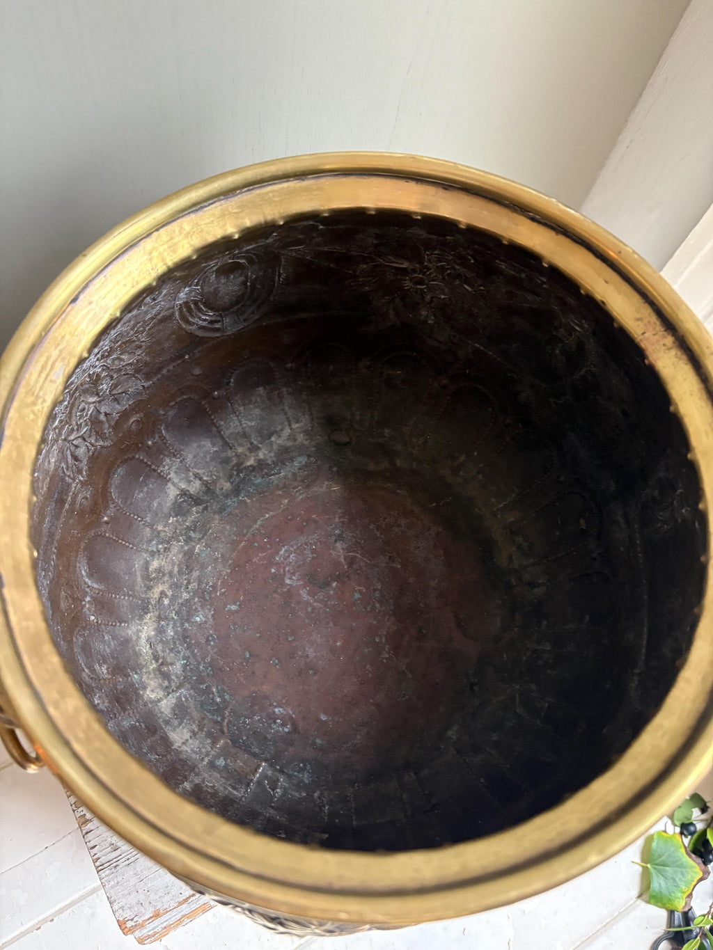 Victorian Brass Jardiniere