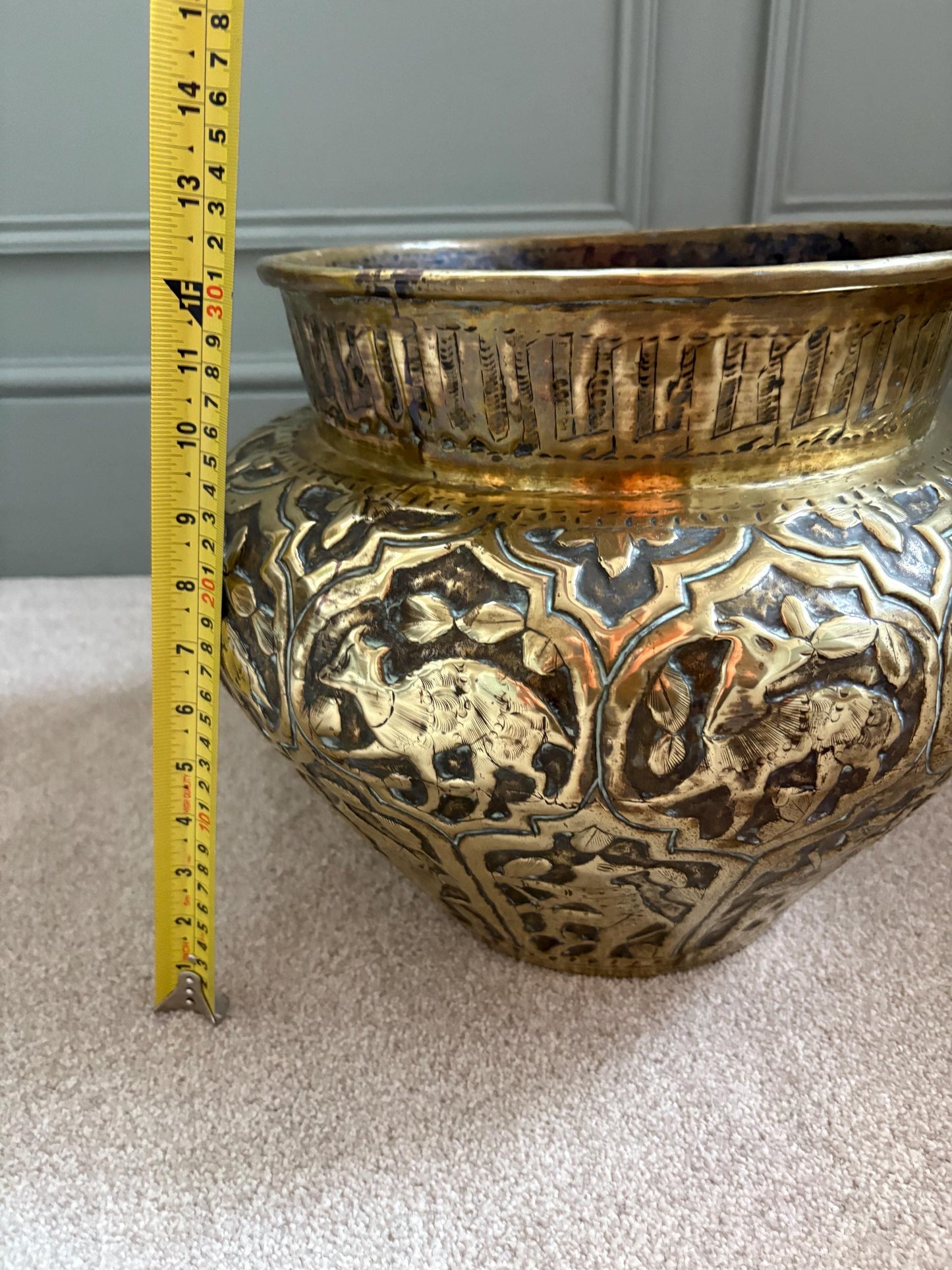 Very Large Indian Jardiniere.