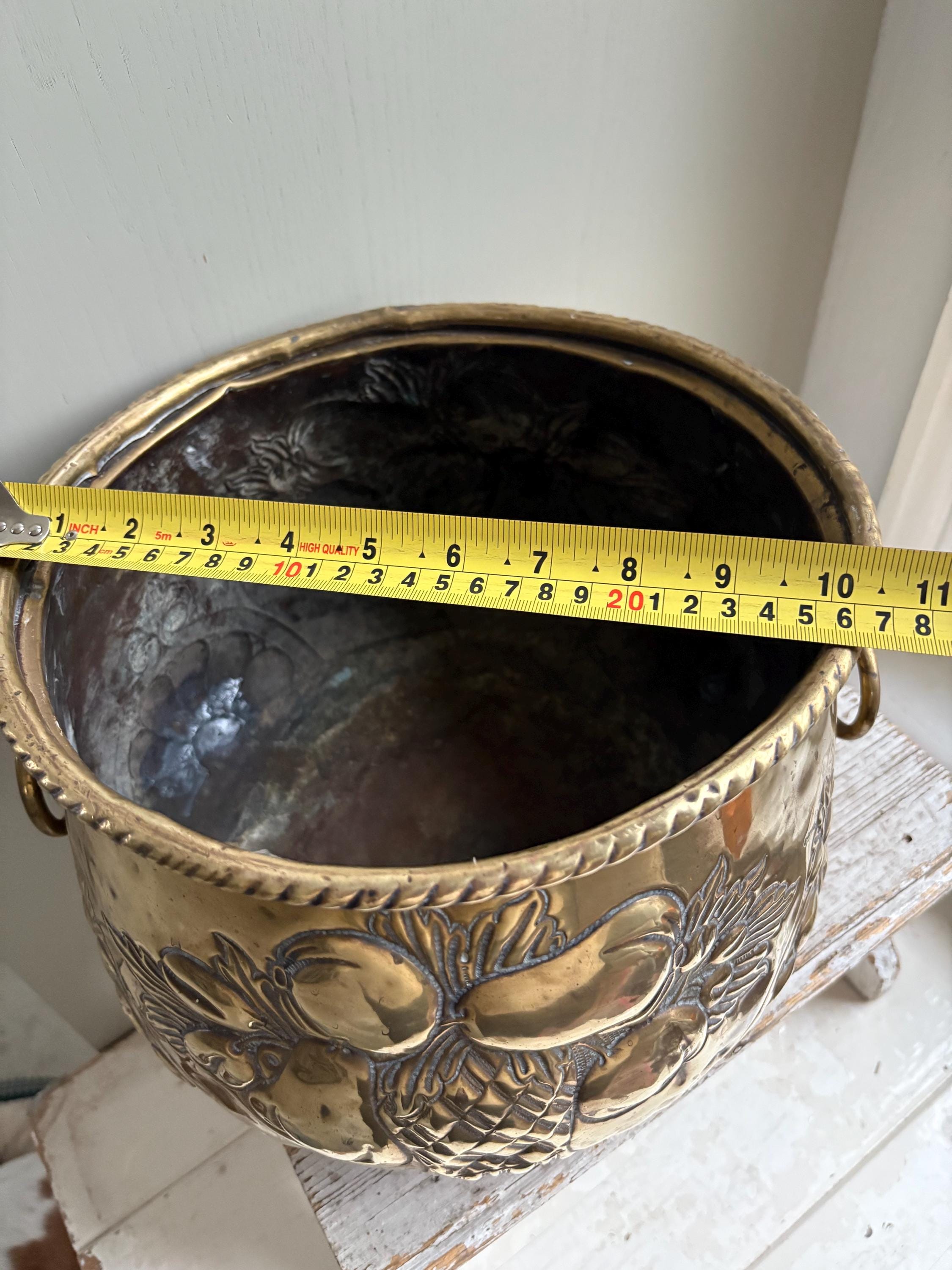 Large Brass Planter/Jardinere