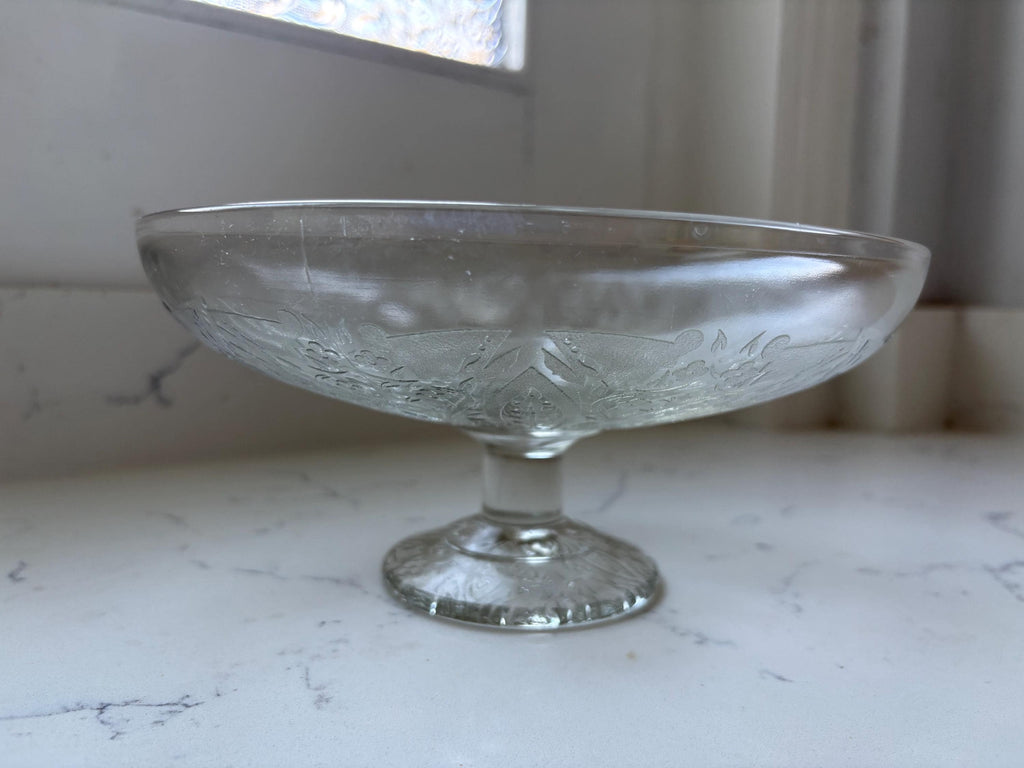 Vintage Glass Cake Stand