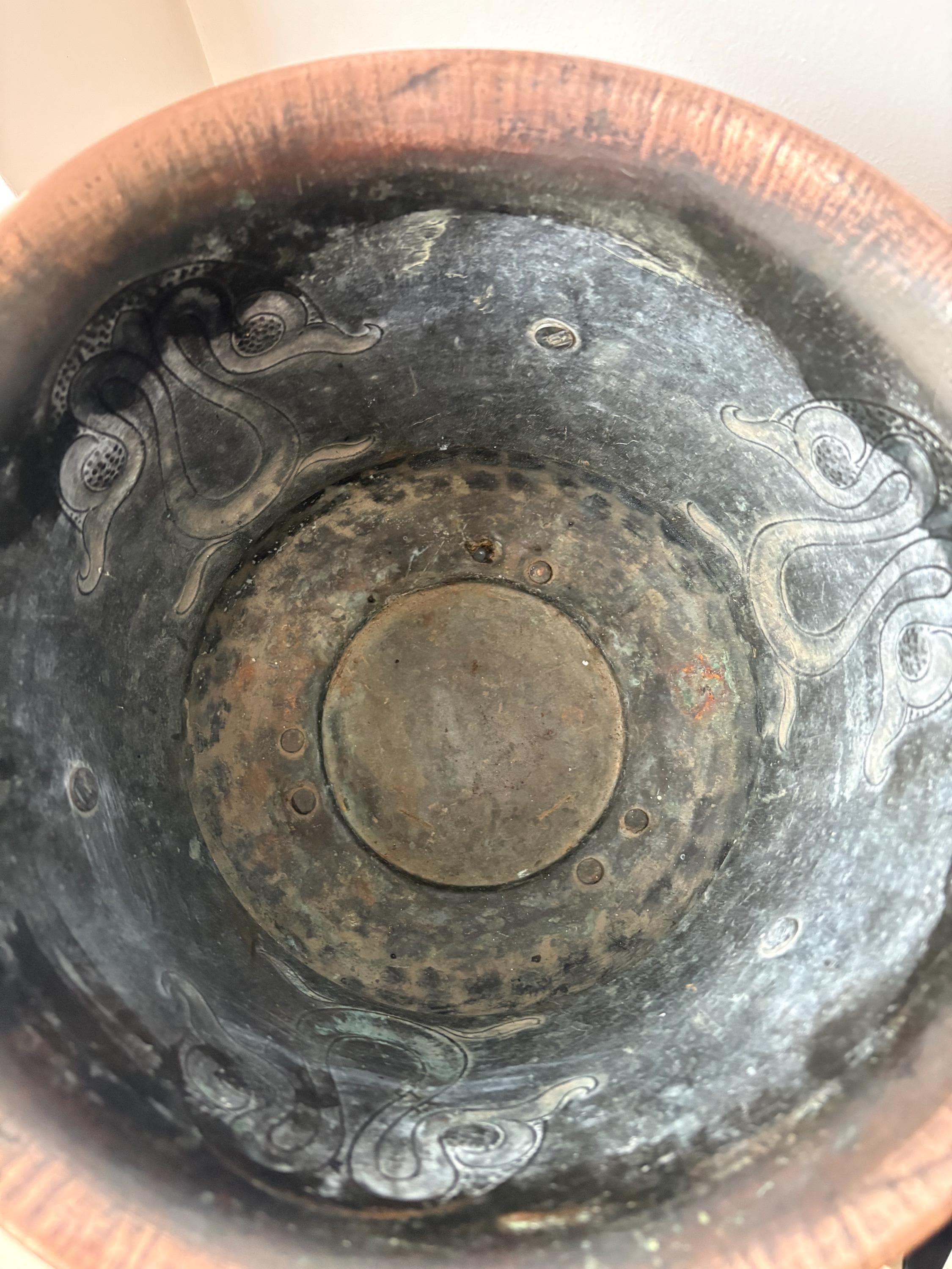 Arts and Crafts Copper Jardinere, Log Bin, Copper Planter.