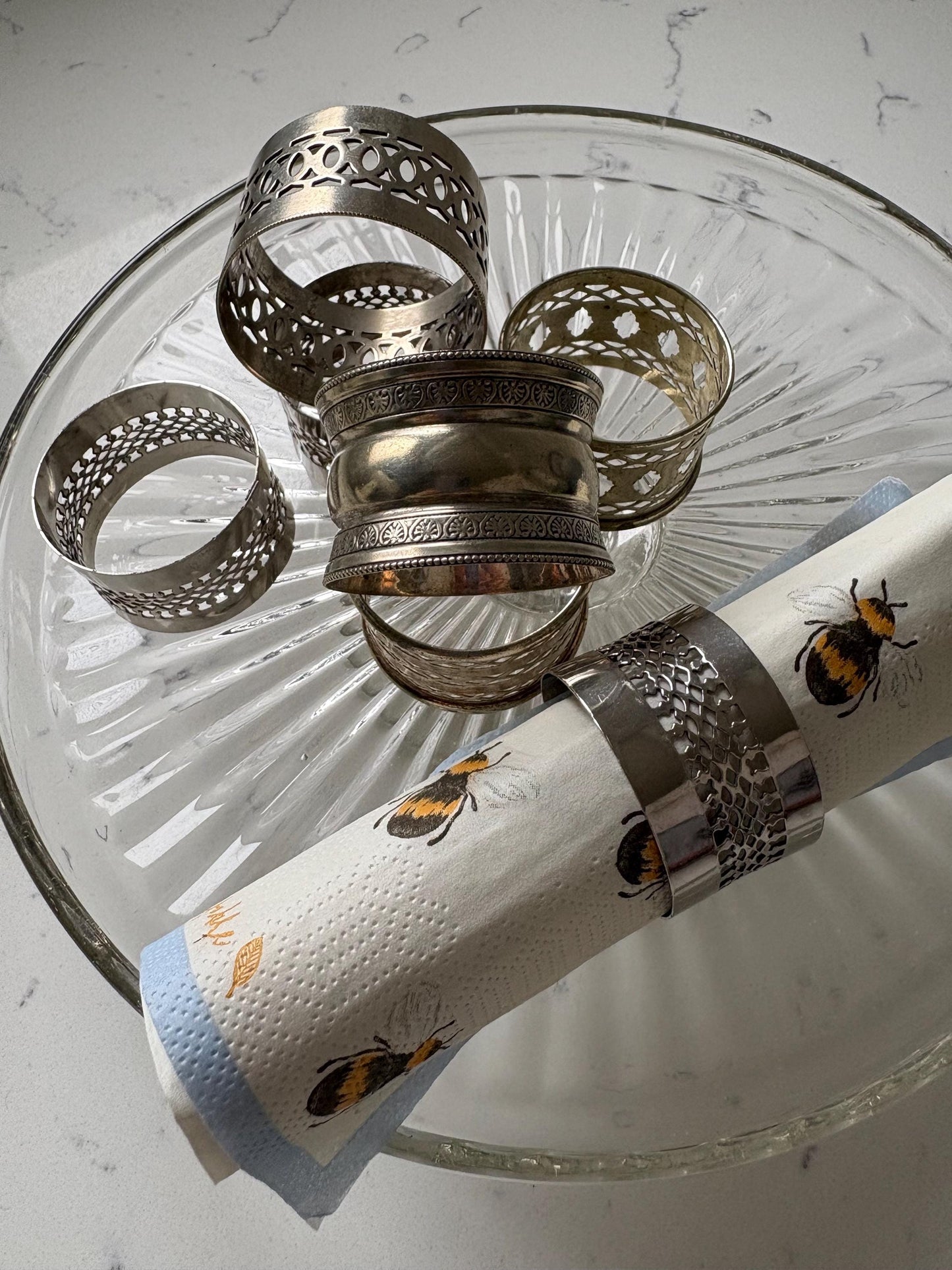 Seven Napkin/Serviette Rings