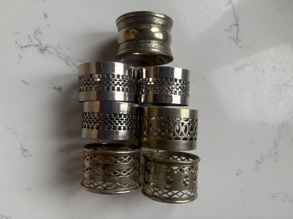 Seven Napkin/Serviette Rings