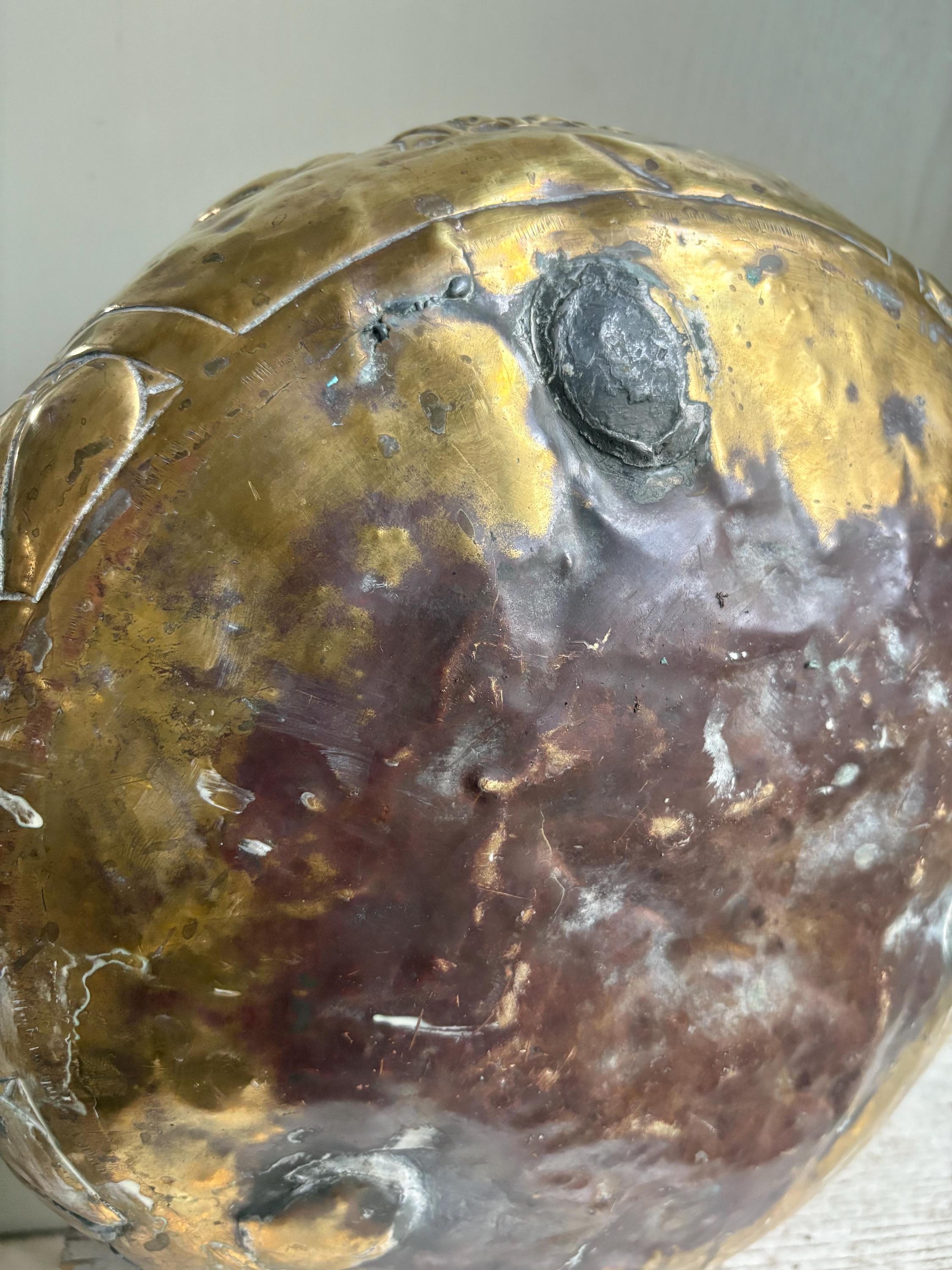 Large Brass Planter/Jardinere