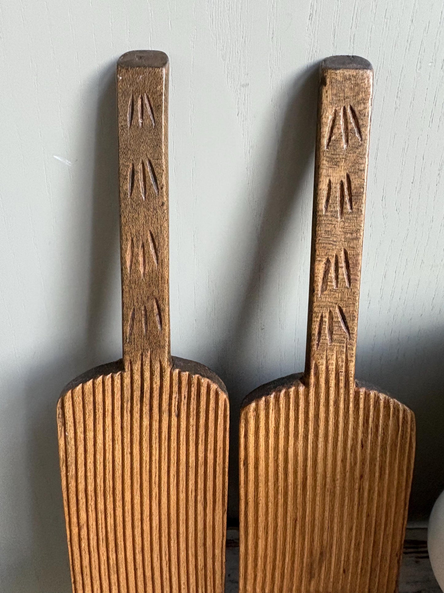 Old Wooden Butter Pats
