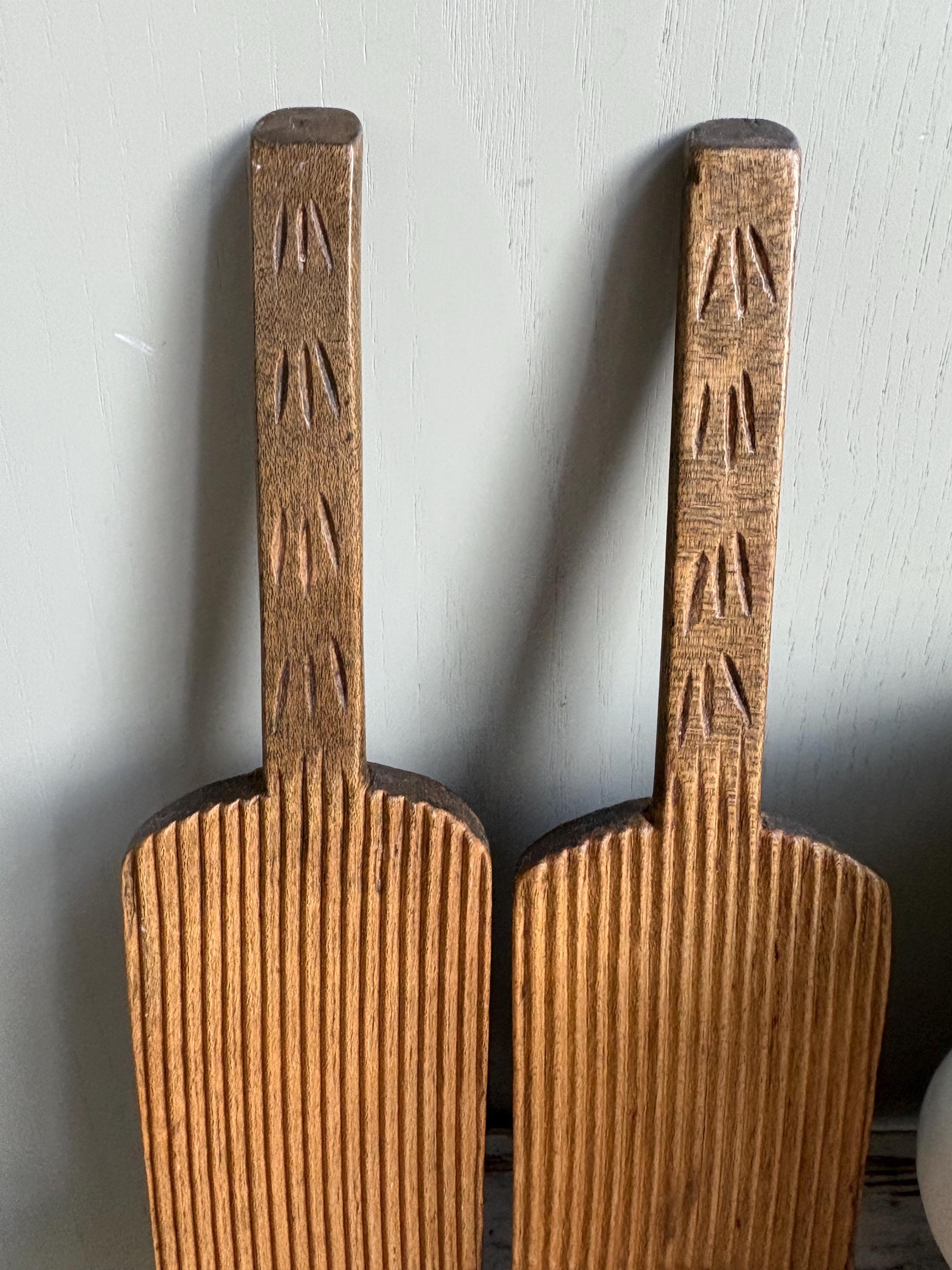 Old Wooden Butter Pats