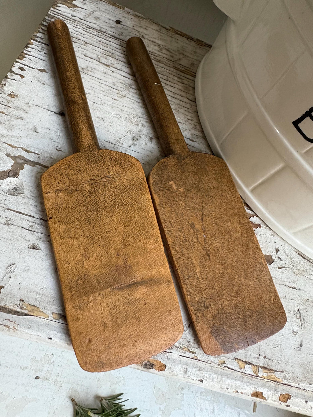 Old Wooden Butter Pats