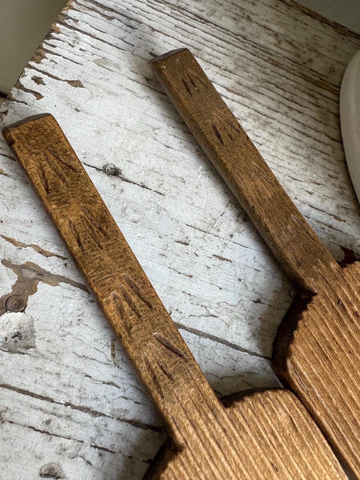 Old Wooden Butter Pats