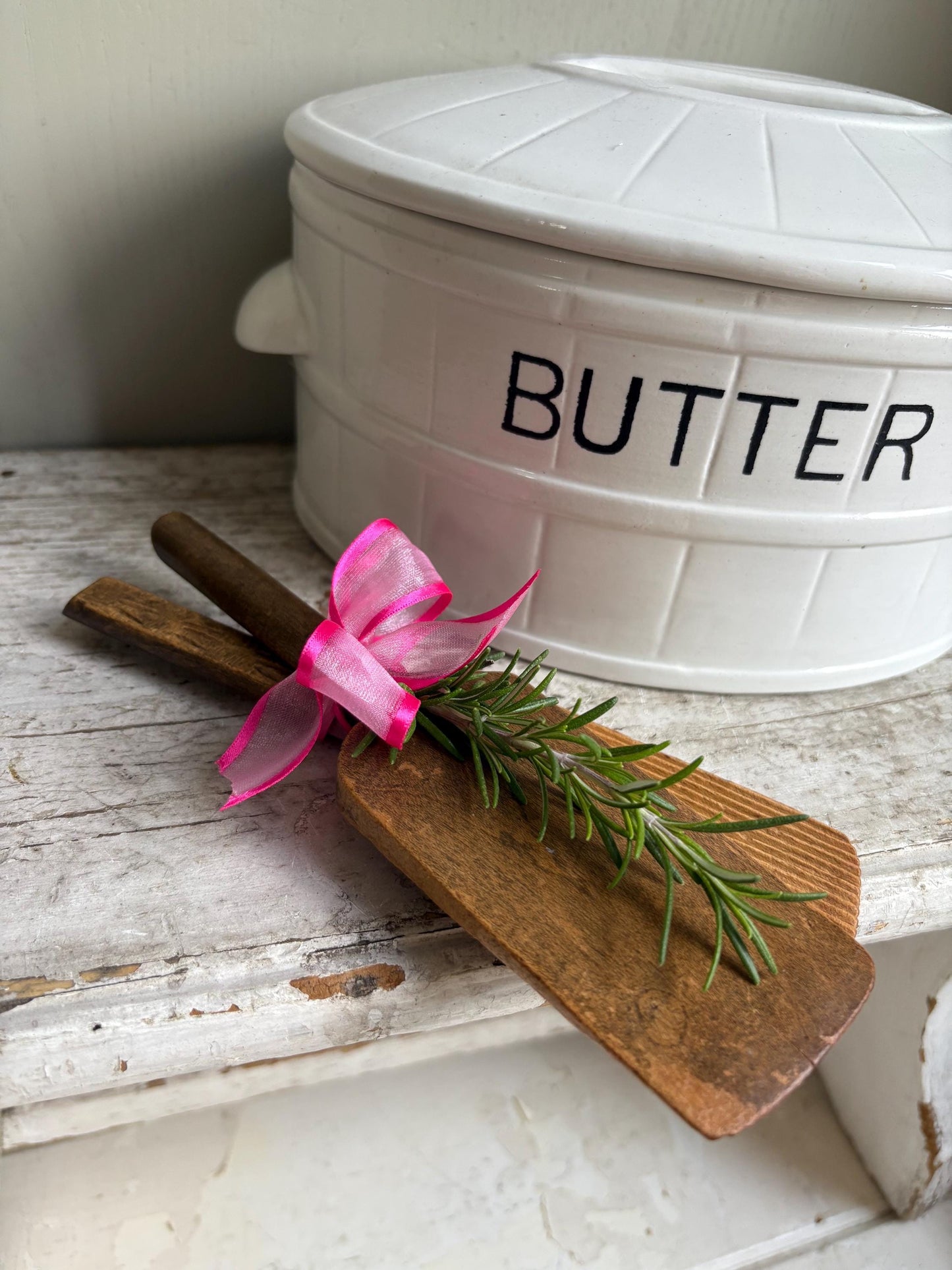 Old Wooden Butter Pats