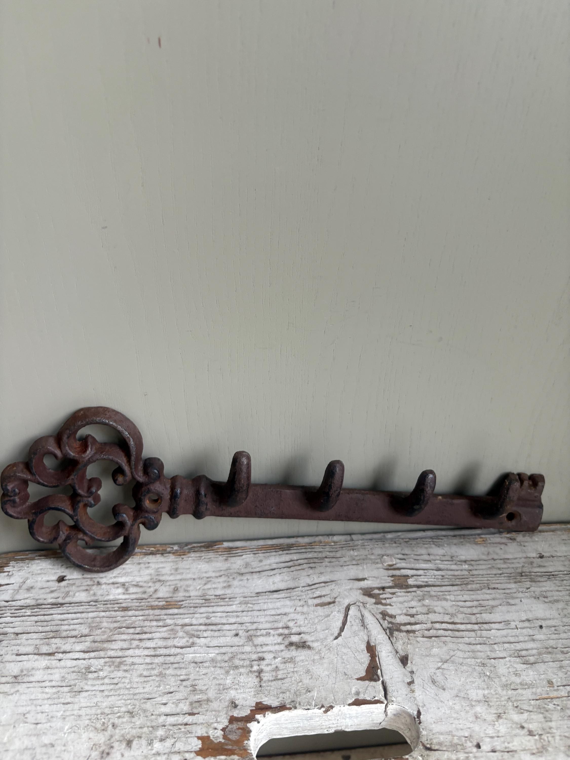 Old Cast Iron Key Holder/Hooks